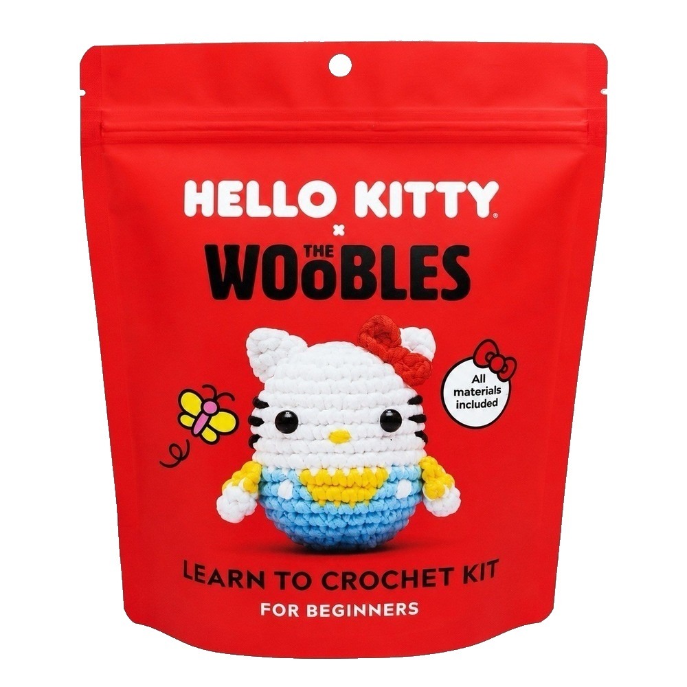 The‎ Woobles HELLO KITTY Learn to Crochet Kit for Beginners